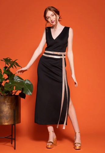 Caroline kilkenny dress black - kilkenny,
